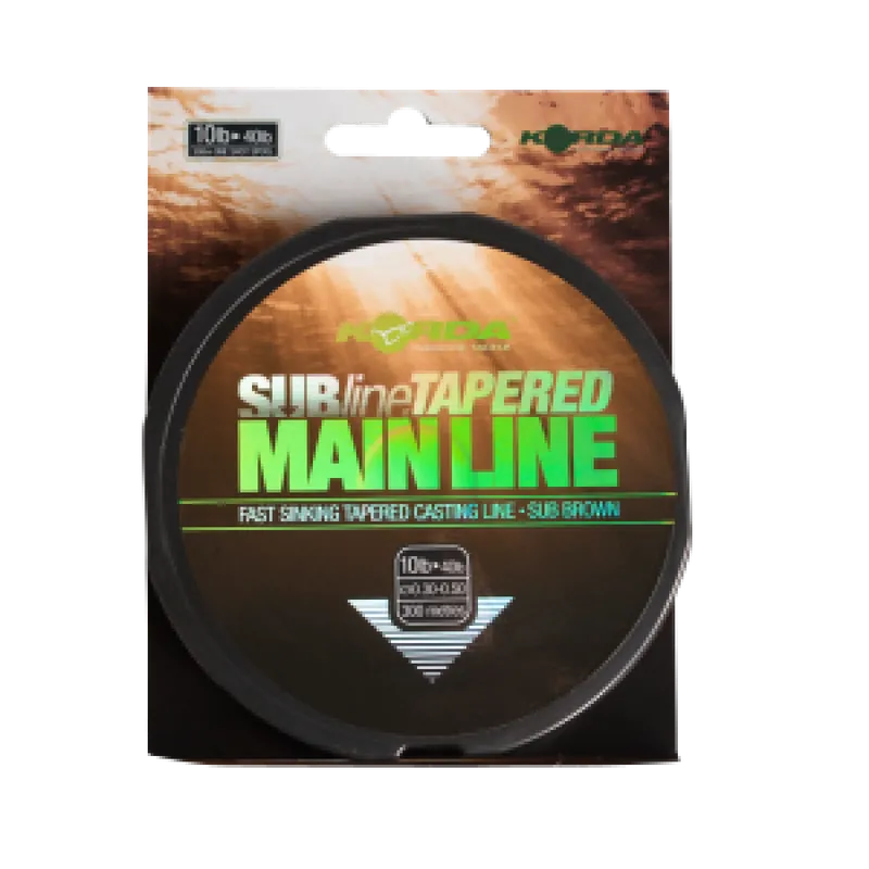 Korda SubLine Tapered Mainline Satisfait Ou Remboursé