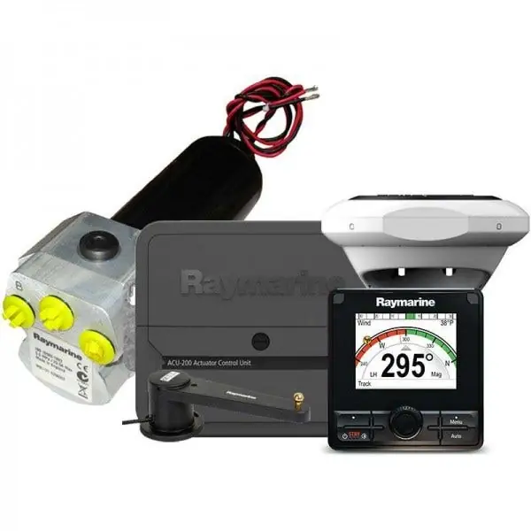 Promotion Saisonnière Pack Pilote Automatique EV-200 + pompe Hydraulique – pourbateau Moteur – RAYMARINE