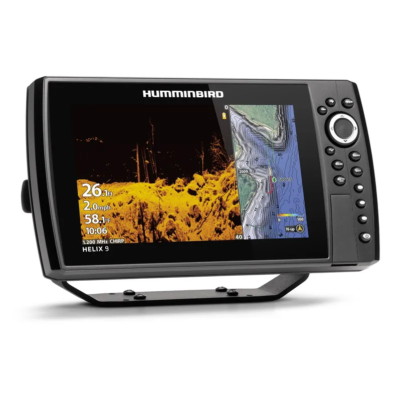 Helix 9 G4n Chirp Mega Si -Combiné Sondeur/gps Reseau -Humminbird Populaire