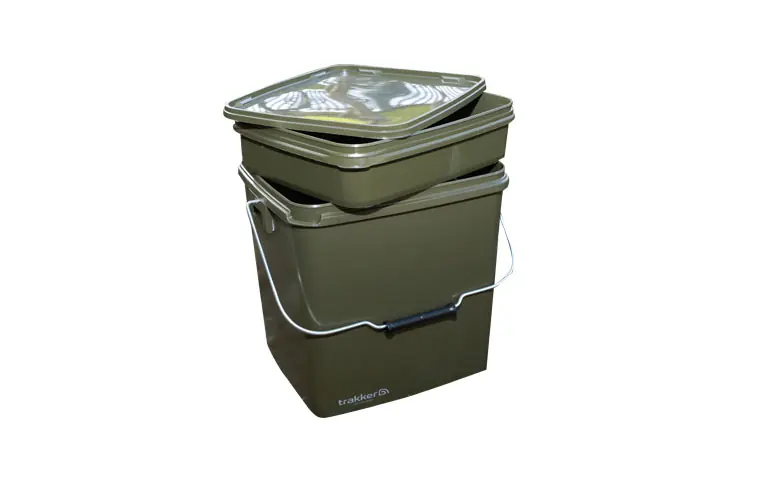 Retour Gratuit Trakker Olive Square Container inc. Tray 13L