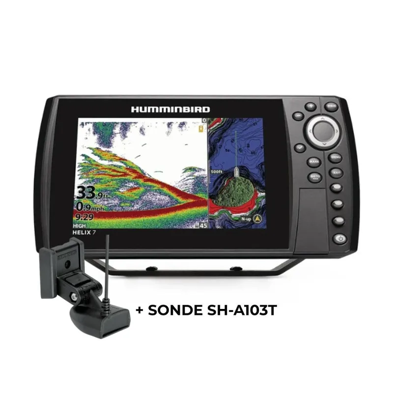 Offre Spéciale COMBINE HELIX7 G4N DS + SONDE SH-A103T HUMMINBIRD