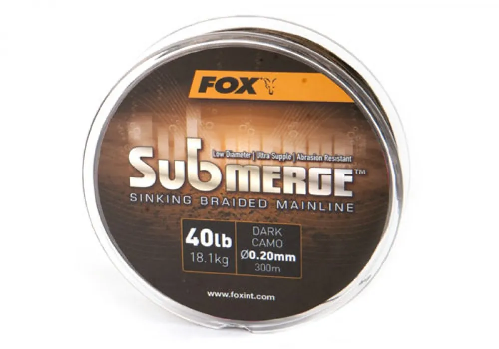 Fox Submerge Sinking Braided Mainline Prix Réduit