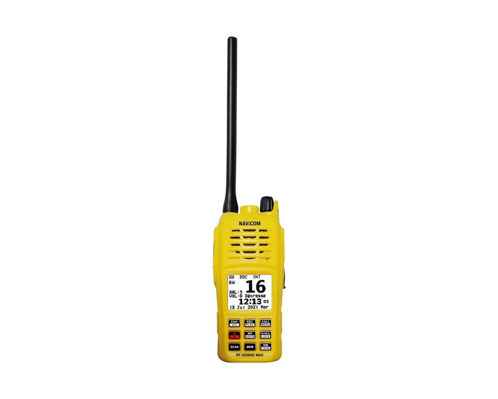 VHF PORTABLE RT420DSC MAX – NAVICOM Expédition Rapide