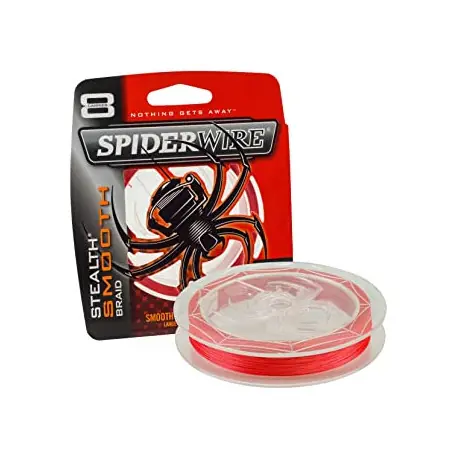 Tresse SPIDERWIRE Stealth smooth Rouge SSM8 0.11mm 10.3 kg 150m Acheter En Ligne