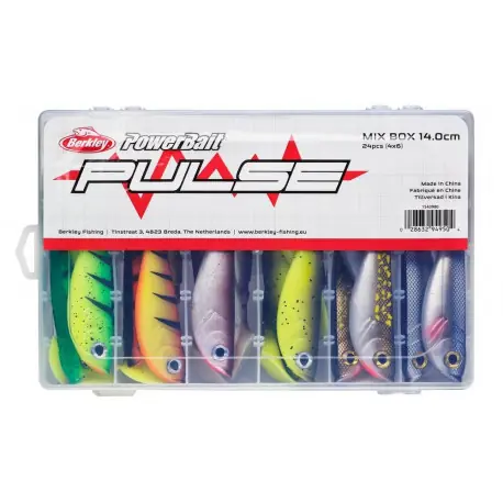 Assortiment Leurre BERKLEY Pulse shad Kit Box 14cm Authentique