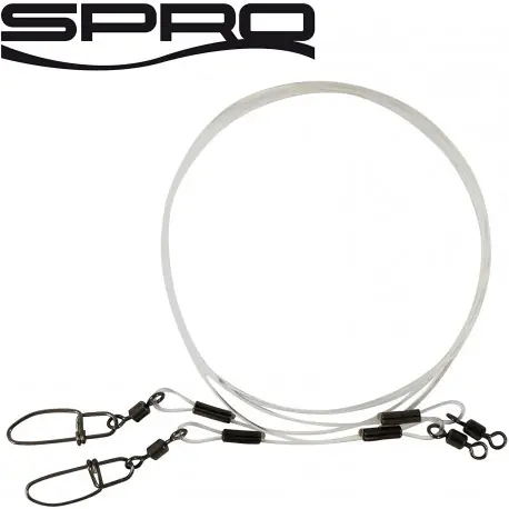 Bas de ligne SPRO Fluorocarbone 30cm 30kg Certifié