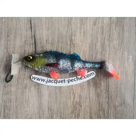 Dernier Modèle Leurre SAVAGE GEAR 4D Perch shad 17.5cm 68gr Blue silver