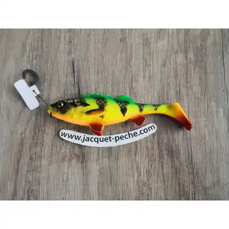 Offre Limitée Leurre SAVAGE GEAR 4D Perch shad 17.5cm 68gr Firetiger