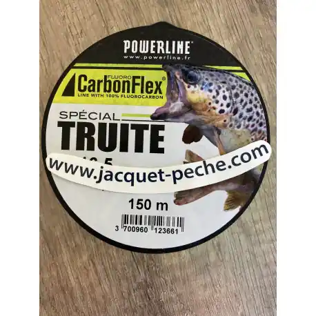 Offre Du Jour Nylon POWERLINE Carbonflex Special truite vert/blanc 0.23mm 5.73kg