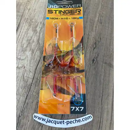 Stinger JIG POWER Double 16cm 16kg n°1/0 Promotion
