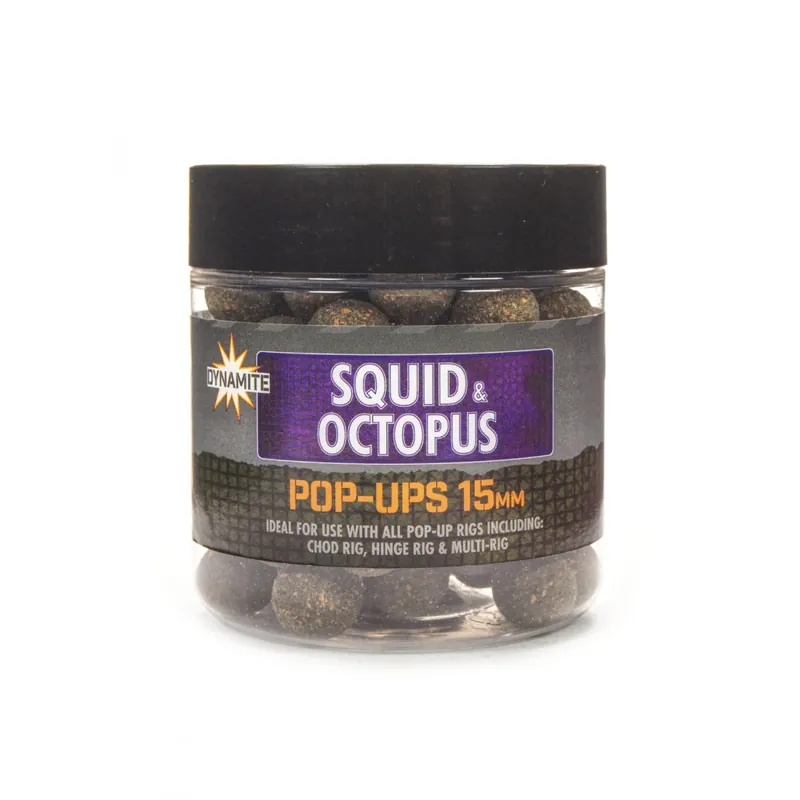 Dernière Chance DynamiteBaits Foodbait Pop-Ups – Squid & Octopus