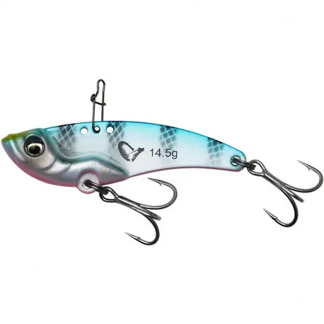 Expédié Aujourd’hui Leurre SAVAGE GEAR VIB Blade 45mm 8.5gr Blue pink stripes