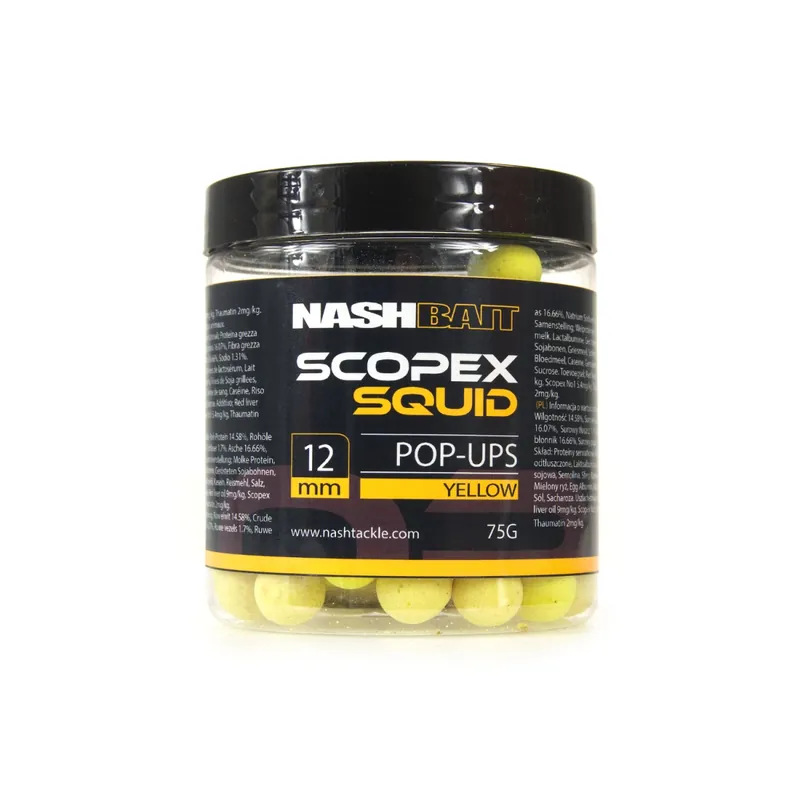 Populaire Nash Pop Ups Yellow – Scopex Squid