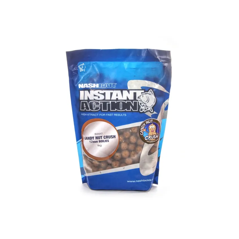 Livraison Express NEW Nash Instant Action Boilies Candy Nut Crush 1 kg