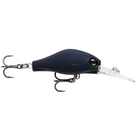 Leurre RAPALA Shadow rap Fat jack 4cm Matte black UV Vente Flash