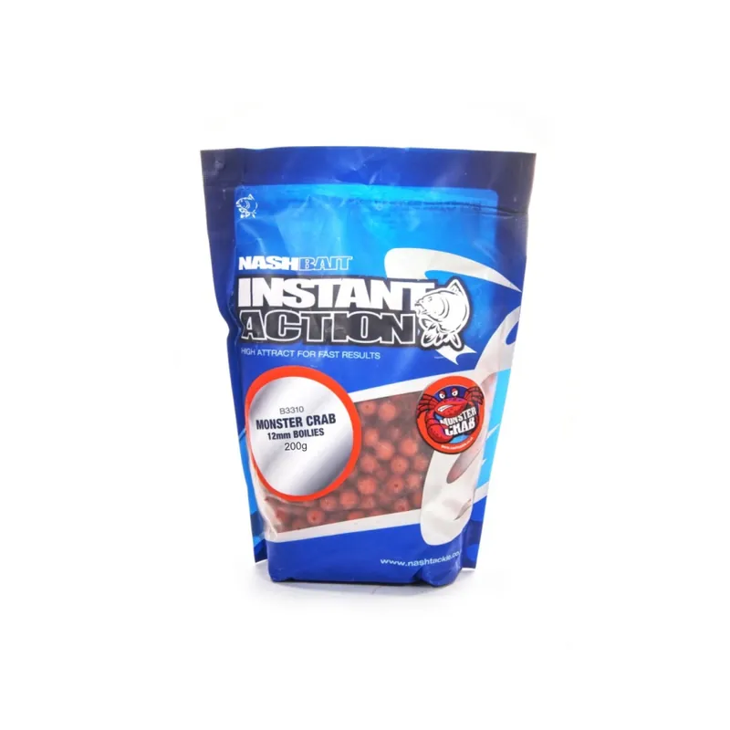 NEW Nash Instant Action Monster Crab Bottom Bait 200g Expédition Rapide