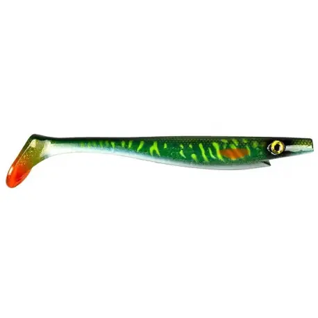 Leurre STRIKE PRO Pig shad Tournament 18cm Green motoroil UV Commander Maintenant