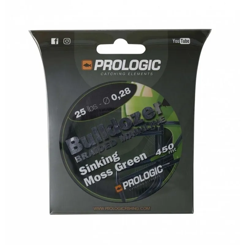 Prologic Bulldozer Braided Mainline Livraison Gratuite