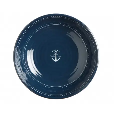 6 Assiettes creuses rondes – Ancre Dernier Modèle