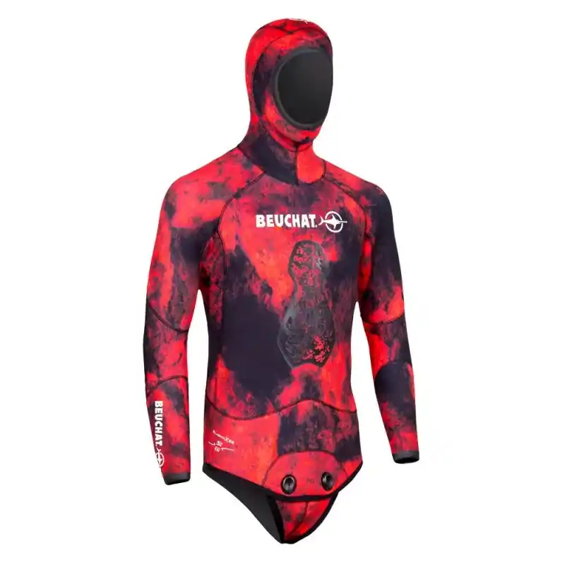 Veste chasse sous-marine REDROCK 5 mm BEUCHAT Haute Qualité
