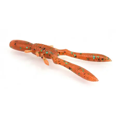 Haute Qualité Leurre MEGABASS Bottle shrimp 2.4inch Root beer / Green black flake