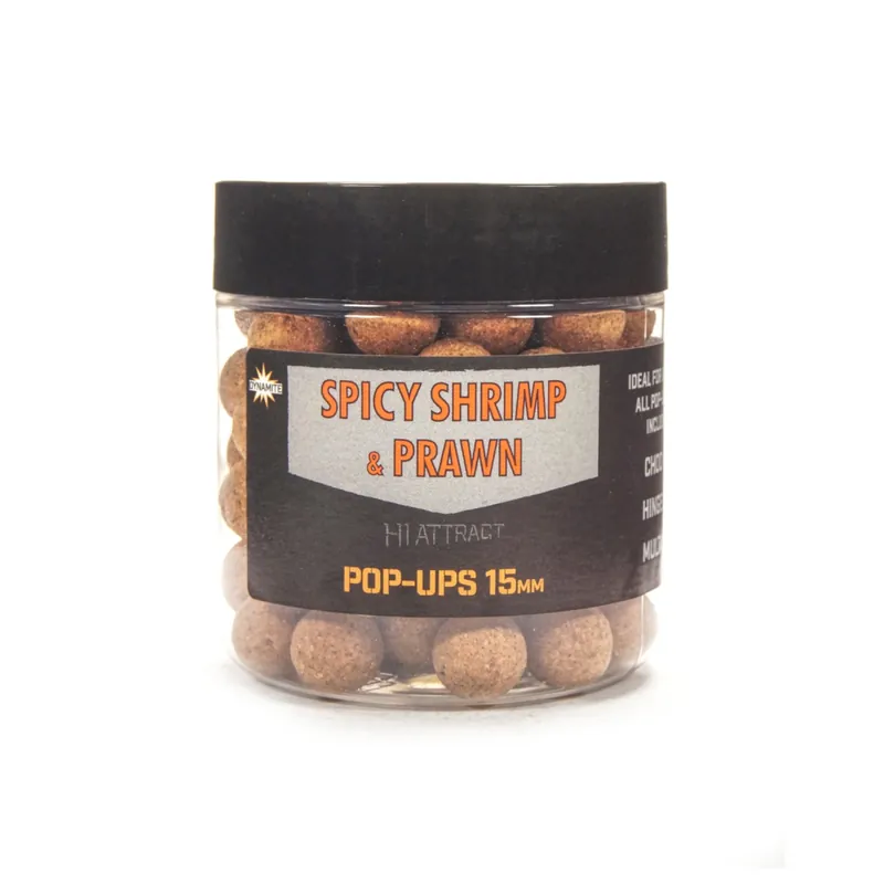 Promotion Saisonnière DynamiteBaits Foodbait Pop-Ups – Spicy Shrimp & Prawn