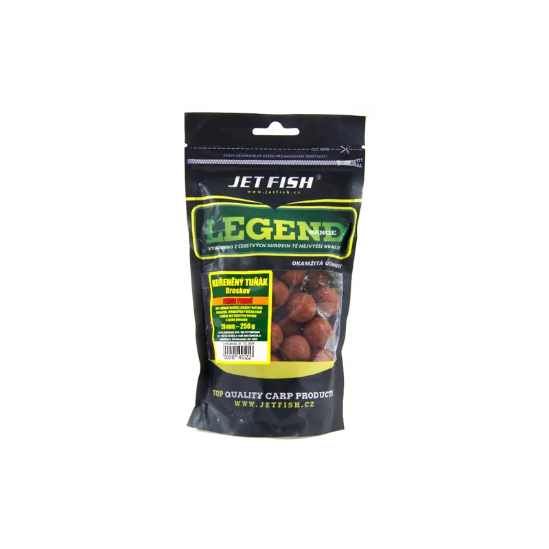 Jetfish Legend Boilies Spicy Tuna / Peach- Ultra-Résistantes Livraison Gratuite