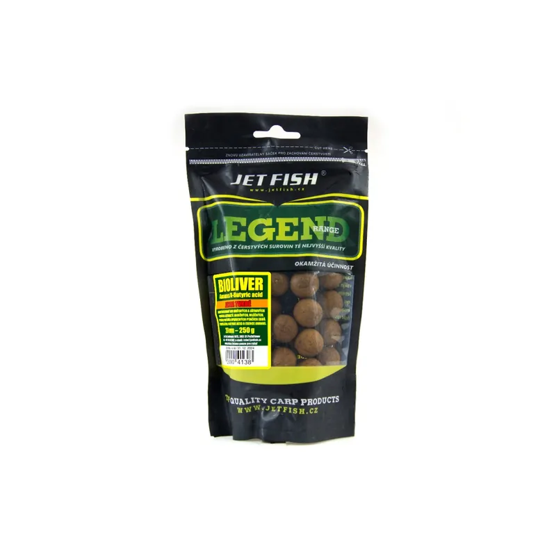 Jetfish Legend Boilies Bioliver Pineapple / N-Butyric Acid- Ultra-Résistantes Petit Prix