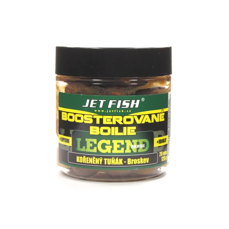 Vente Flash Jetfish Legend Boosted Boilies Spicy Tuna / Peach