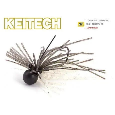 Rubber jig KEITECH Mono spin jig 2.6gr Silver flash minnow Offre Du Jour