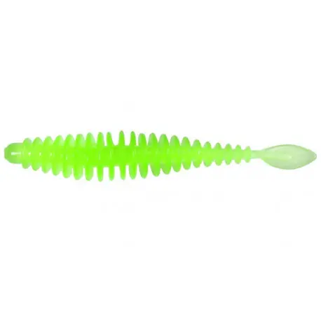 Leurre MAGIC TROUT T-Worm P-Tail 65mm Neon green FROMAGE Prix Promo