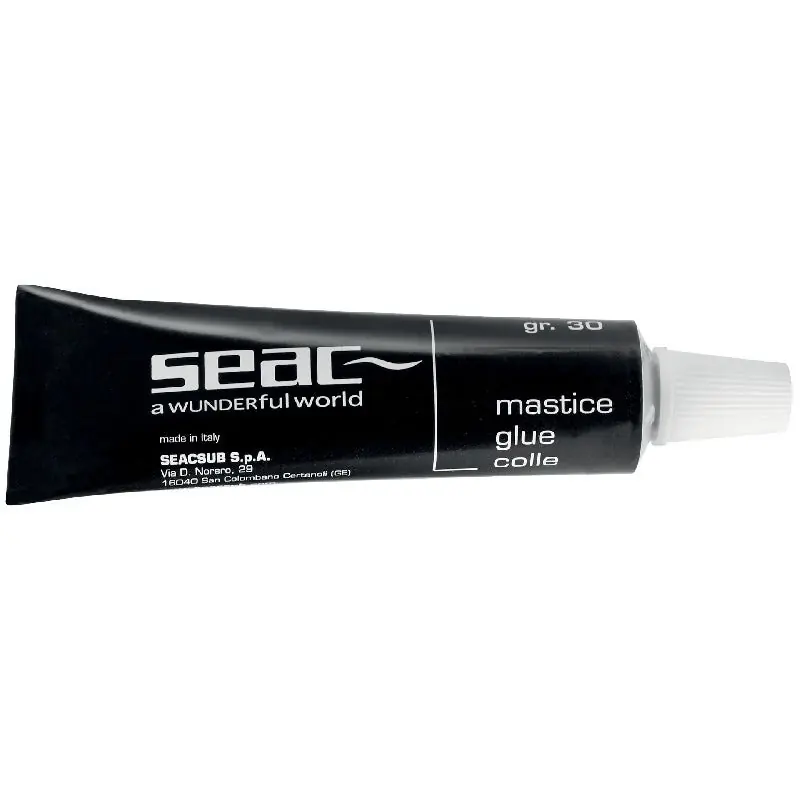 Colle néoprène noire spéciale plongée 30 gr SEAC SUB Retour Gratuit