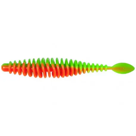 Achat Immédiat Leurre MAGIC TROUT T-Worm I-Tail 65mm Neon green/orange AIL