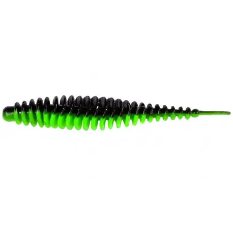 Leurre MAGIC TROUT T-Worm I-Tail 65mm Neon green/black AIL Offre Exclusive
