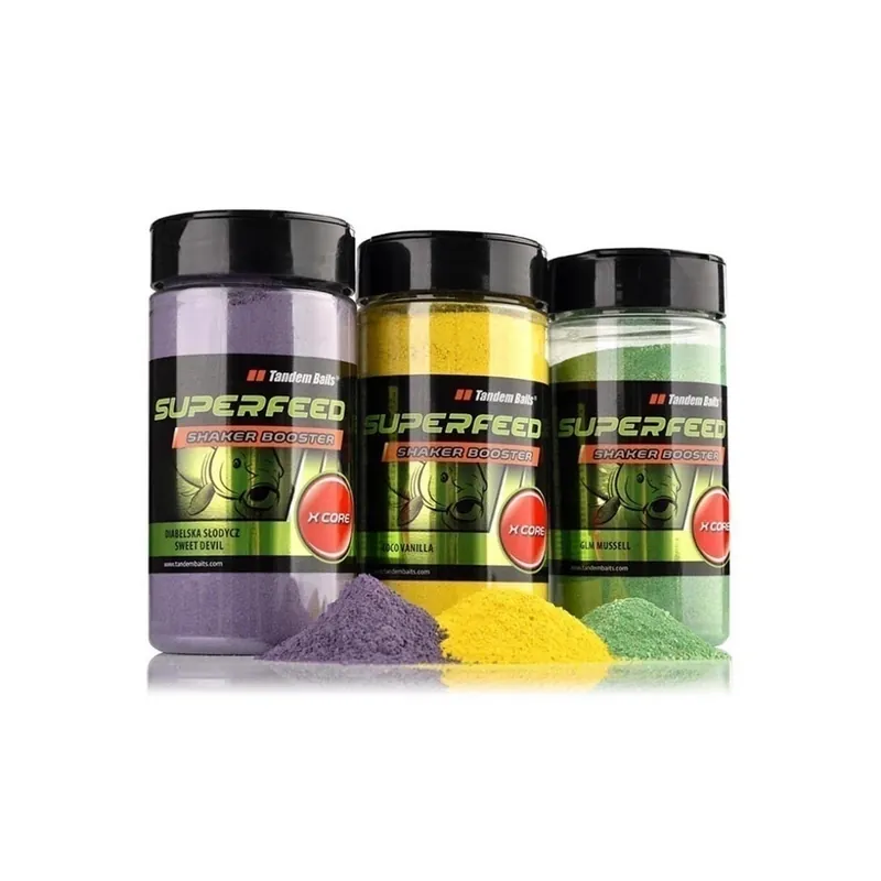 TandemBaits SuperFeed X Core Shaker Booster Truskawka Kremowa Produit De Marque