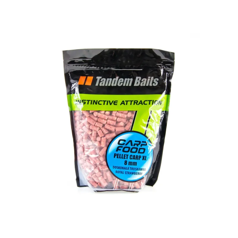 TandemBaits Carp Food Carp XL Pellets- Excellente Fraise Meilleure Vente