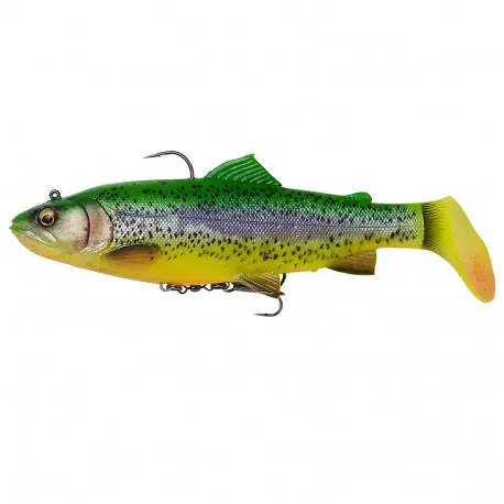 Leurre SAVAGE GEAR 4D Trout rattle shad 17cm 80gr Fire trout Petit Prix