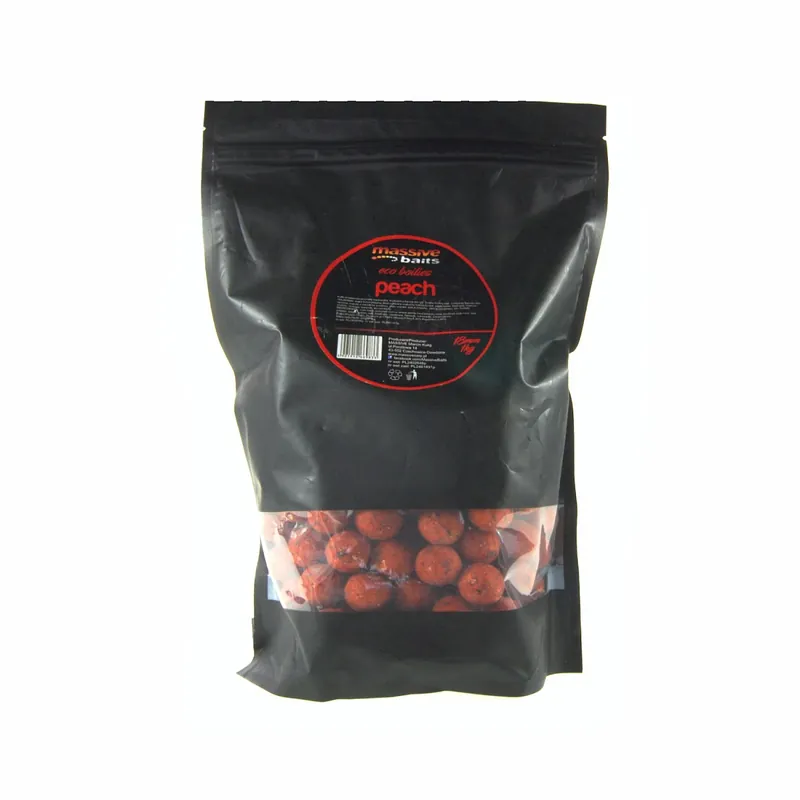 MassiveBaits Eco Boilies – Peach Jusqu’à Épuisement Des Stocks