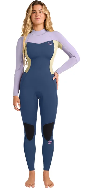 BillabongFemmes Synergy 3/2mm Back Zip Combinaison Néoprène Usine Directe
