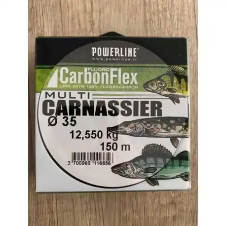 Produit De Marque Fluorocarbone POWERLINE Multi carnassier 0.35mm 12.55kg 150m
