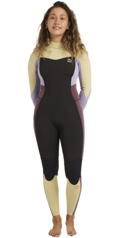 Vente Directe BillabongFemmes Synergy 4/3mm Back Zip Combinaison Néoprène