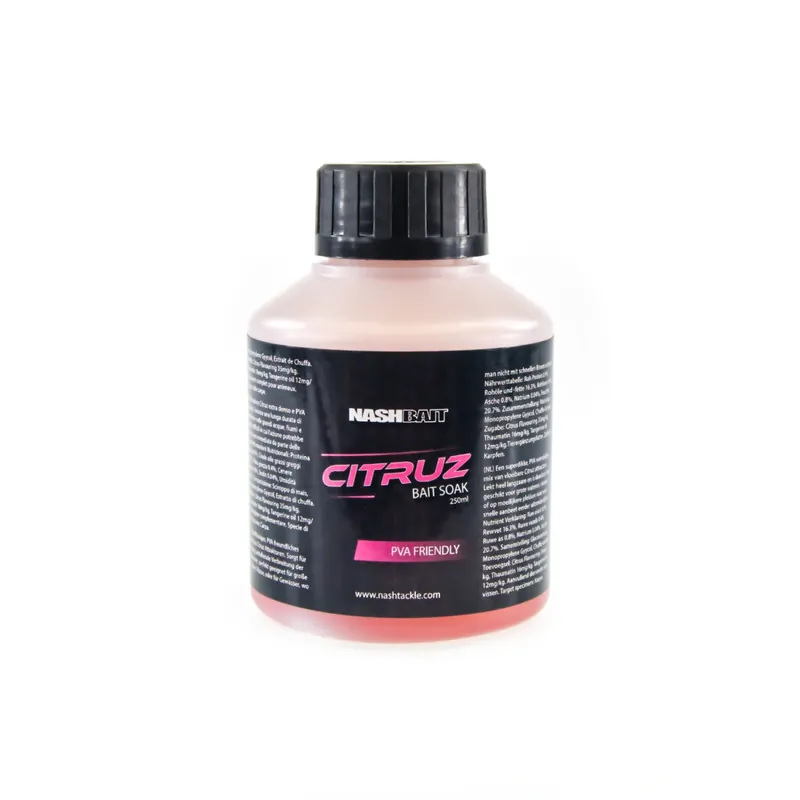 Nash Citruz Liquid Bait Soak Vente Flash