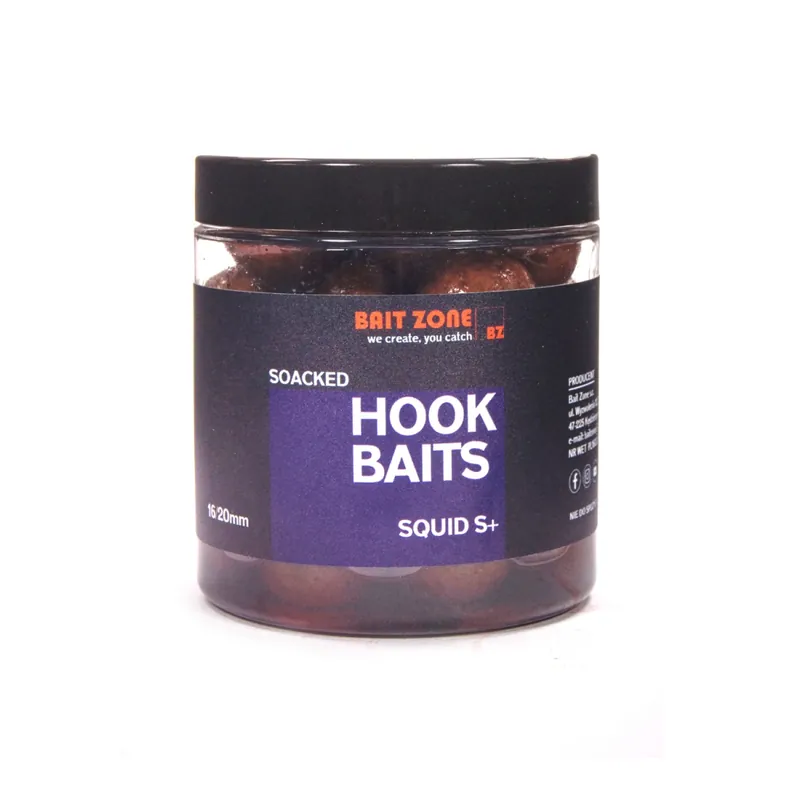 Authentique Bait Zone Hookbaits Squid S+