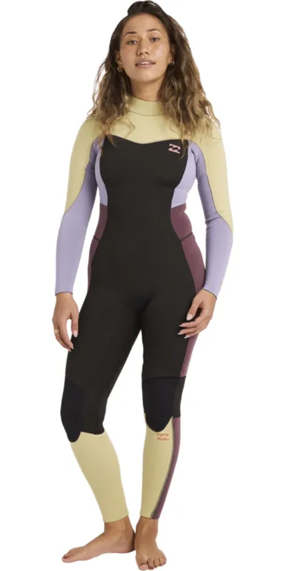 BillabongFemmes Synergy 5/4mm Back Zip Combinaison Néoprène Commander Maintenant