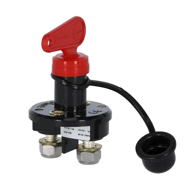 Soldes Interruptor de batería unipolar, negro 140A