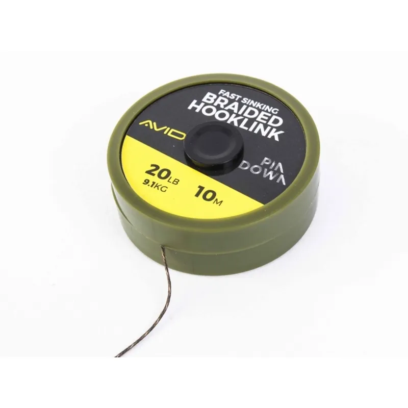 Expédition Rapide Avid Carp PinDown Braided Hooklink 20LB