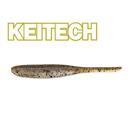 Offre Limitée Leurre KEITECH Shad Impact 4inch Green pumpkin PP shad