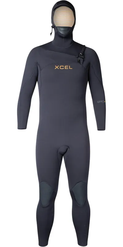 XCELHommes Comp + 5/4mm à Capuche Chest Zip Combinaison Néoprène Nouvelle Collection