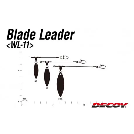Bas de ligne DECOY Blade leader n°3.5 40Lb Nouvelle Collection