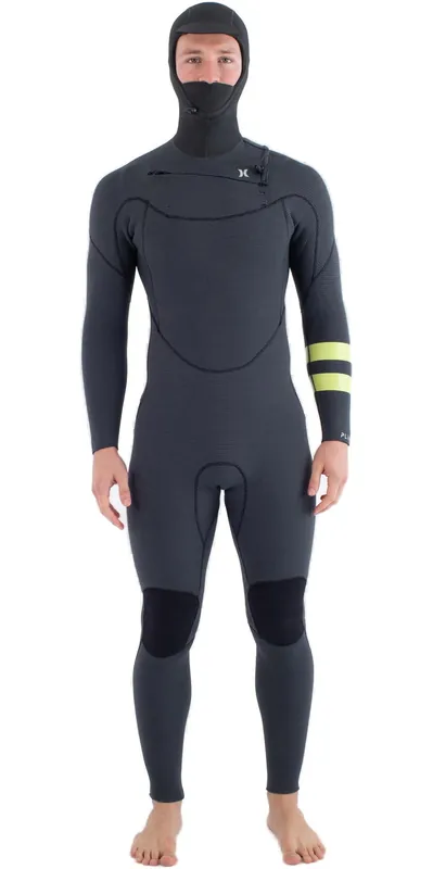 Must-Have HurleyHommes Plus 5/3mm à Capuche Chest Zip Combinaison Néoprène